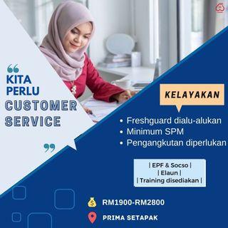 Jawatan Kosong ❗❗ Customer Service