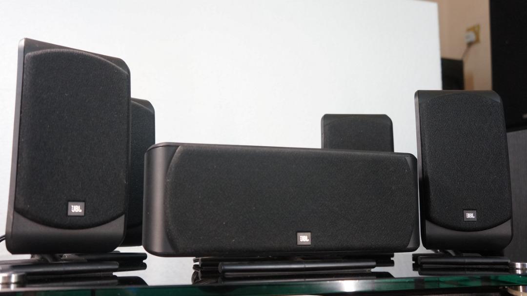 JBL SCS200.5 Satellite and Center Speakers with Shelf Stand