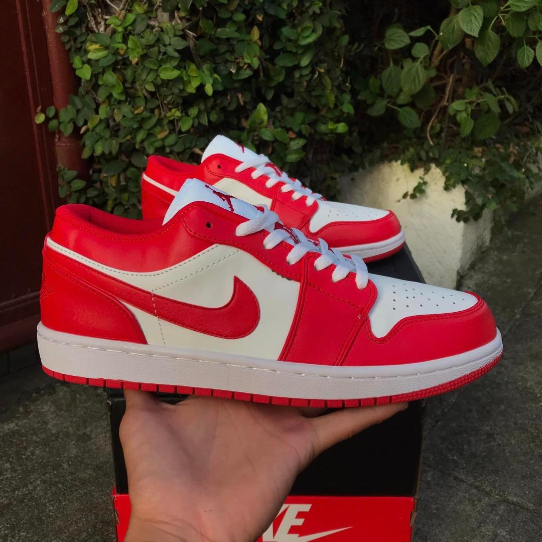 low jordan 1 gym red
