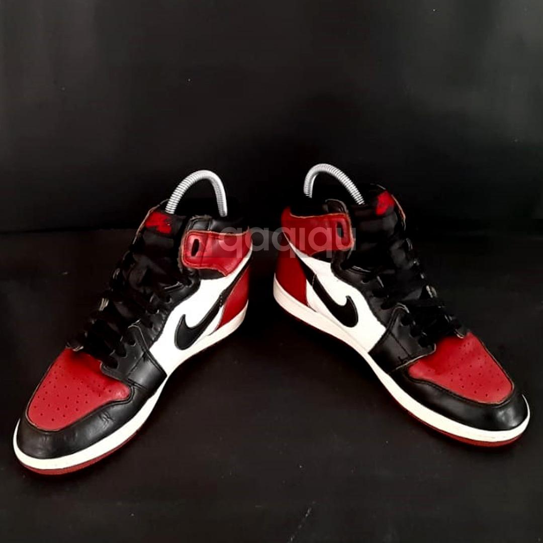 Jordan 1 Retro High Bred Toe 555088-610 Size 43/27.5 Cm Second