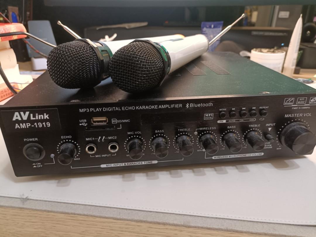 Karaoke amplifier with wireless mic, 音響器材, Soundbar