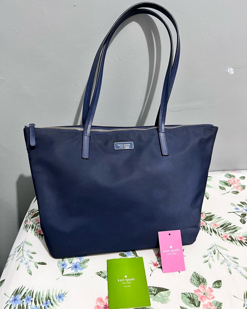  Kate Spade New York Hayden Nylon Zip Top Tote, Currant Jam :  Clothing, Shoes & Jewelry