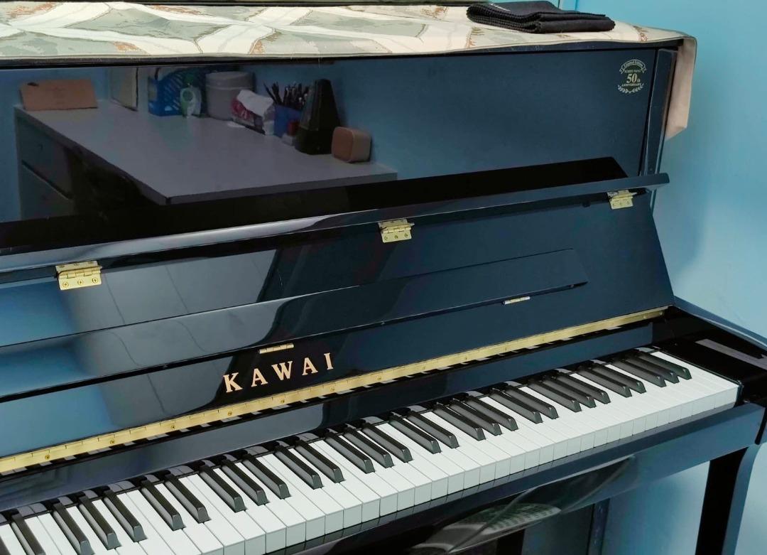 Kawai Upright Piano Model K388 Black Polished, Hobbies & Toys, Music