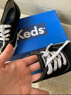 KEDS Black Champion Canvas Shoes