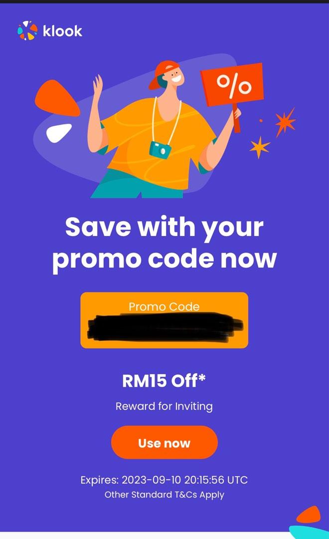 Klook RM 15, RM60 Vouchers Travel Tickets & Vouchers