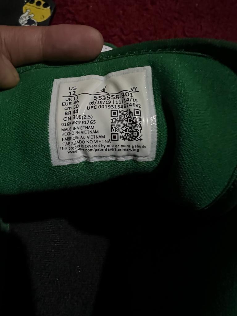 air jordan 1 low pine green