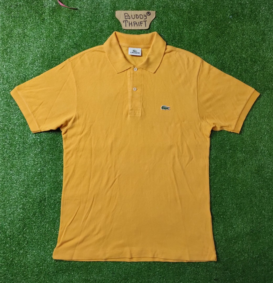 Lacoste mustard, Men's Fashion, Tops & Sets, Tshirts & Polo Shirts on ...