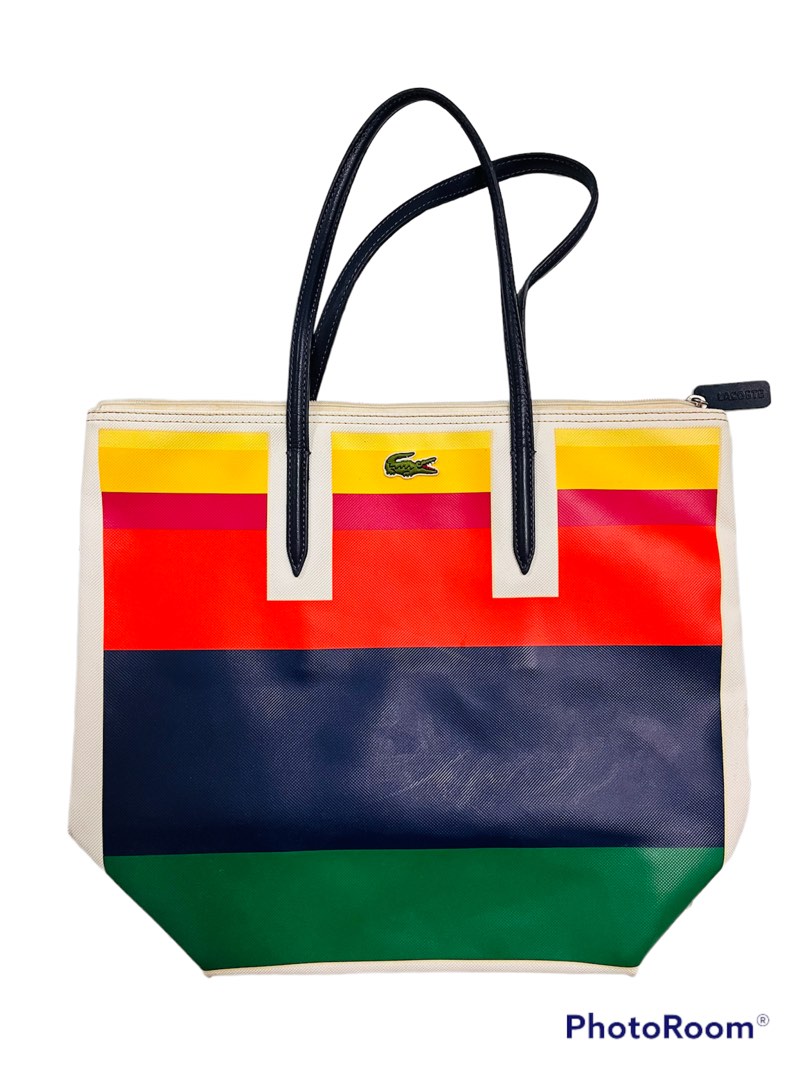 Lacoste rainbow bag ( legit ), Women's Fashion, Bags & Wallets, Shoulder Bags on Carousell