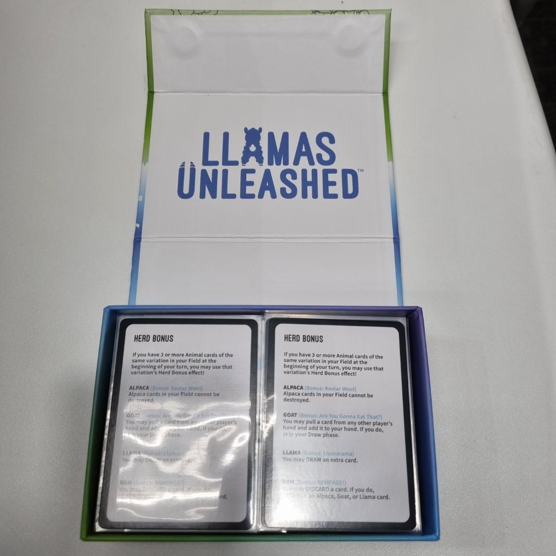 Llamas Unleashed card game, Hobbies & Toys, Toys & Games on Carousell