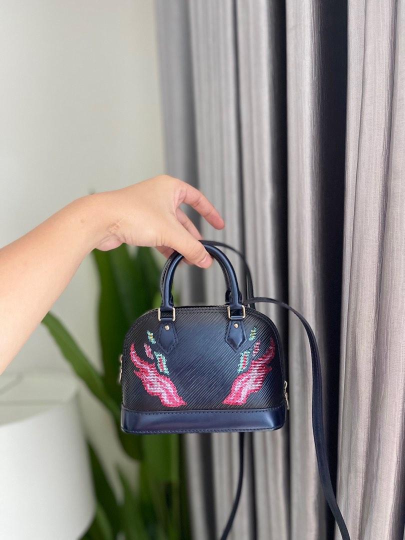Louis Vuitton Limited Edition Nano Alma Sequins Flames Bag