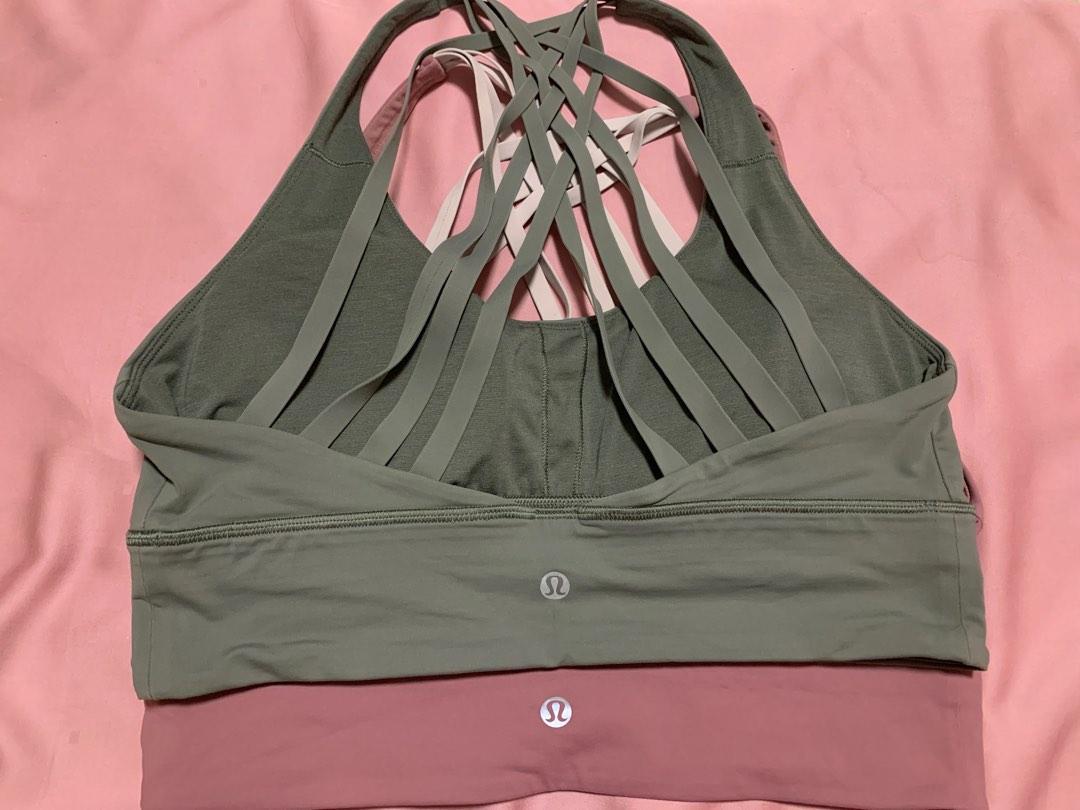 Lululemon Free To Be Moved Bra - Quicksand / Porcelain Pink - lulu