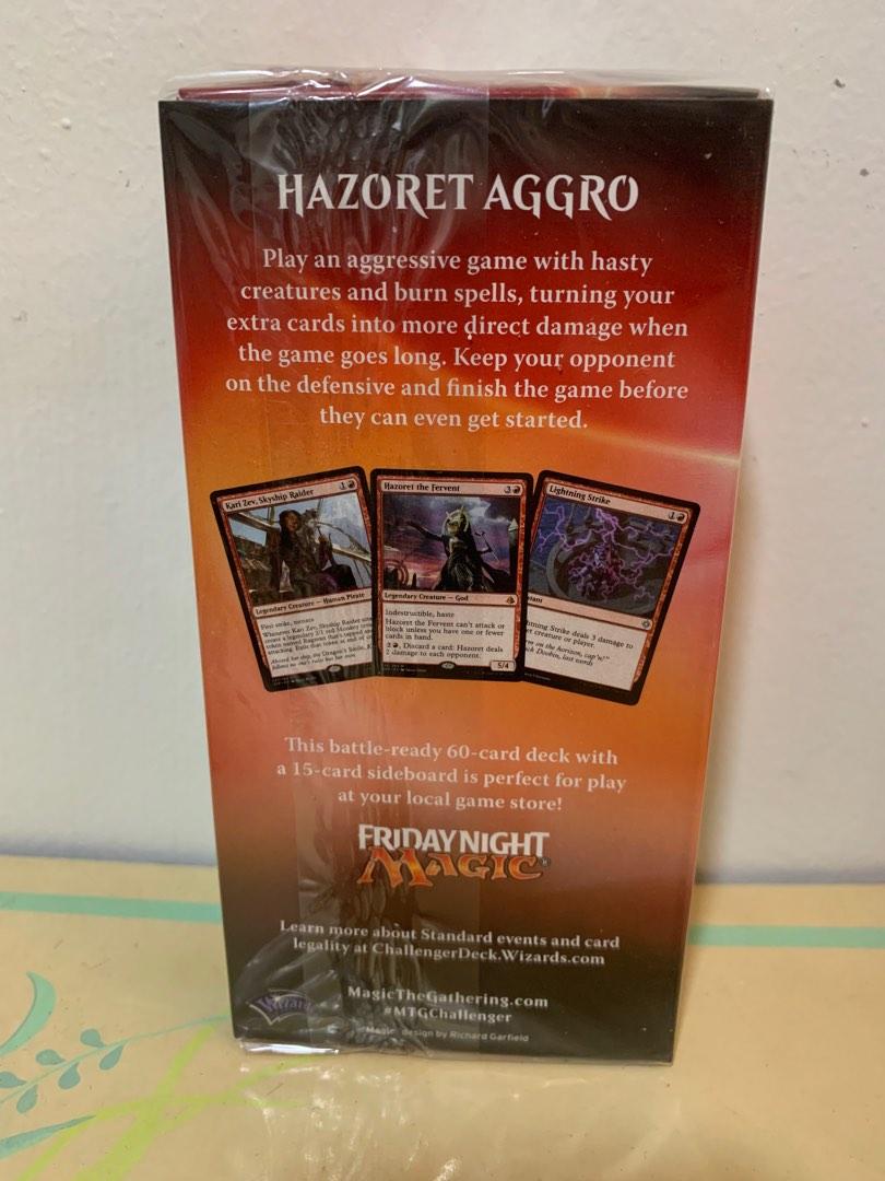 Magic the Gathering Hazoret Aggro Challenger Deck (MTG), Hobbies & Toys,  Toys & Games on Carousell
