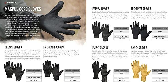 Magpul core breach 2024 tactical leather gloves
