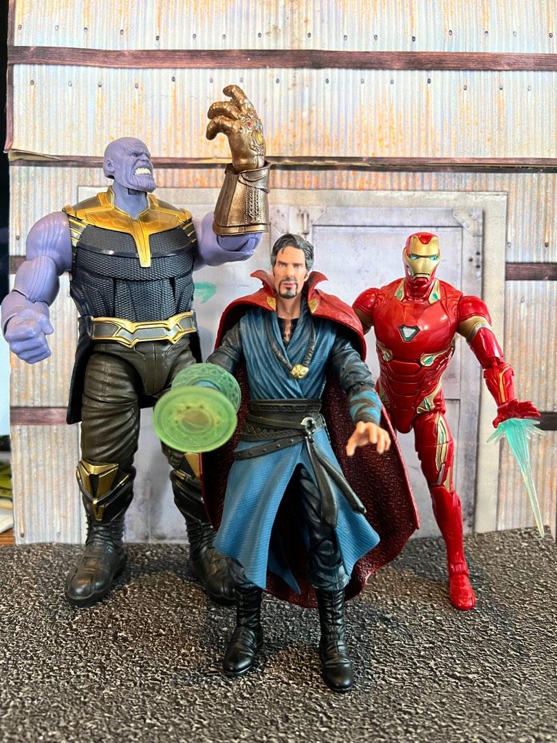 Marvel Legends Avengers Infinity War Thanos Iron Man Doctor Strange the first ten years 3 pack Hobbies Toys Toys Games on Carousell