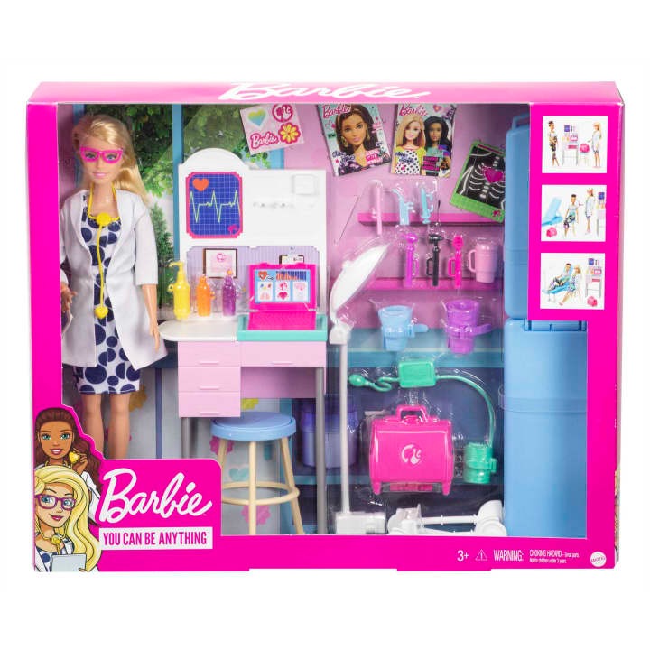 Mattel Barbie Medical Doctor Doll And Playset. READY STOCK, Ships from ...