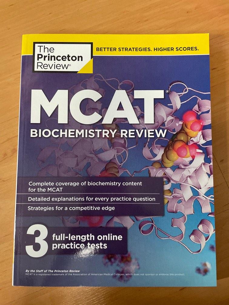MCAT Biochemistry Review (The Princeton Review), Hobbies & Toys, Books ...