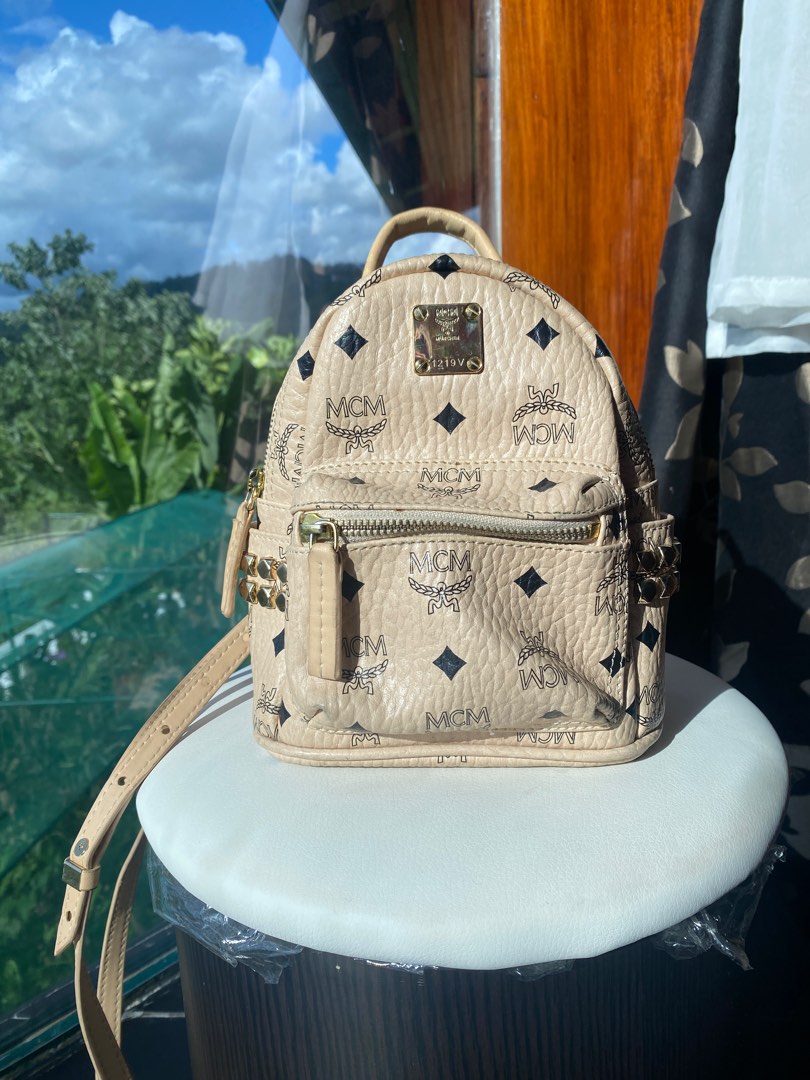 Mcm x mini backpack sale outlet