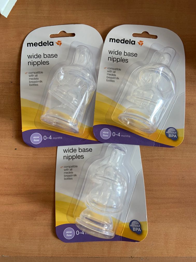 Medela Breastmilk bottle spare parts with 0-4 months nipples 