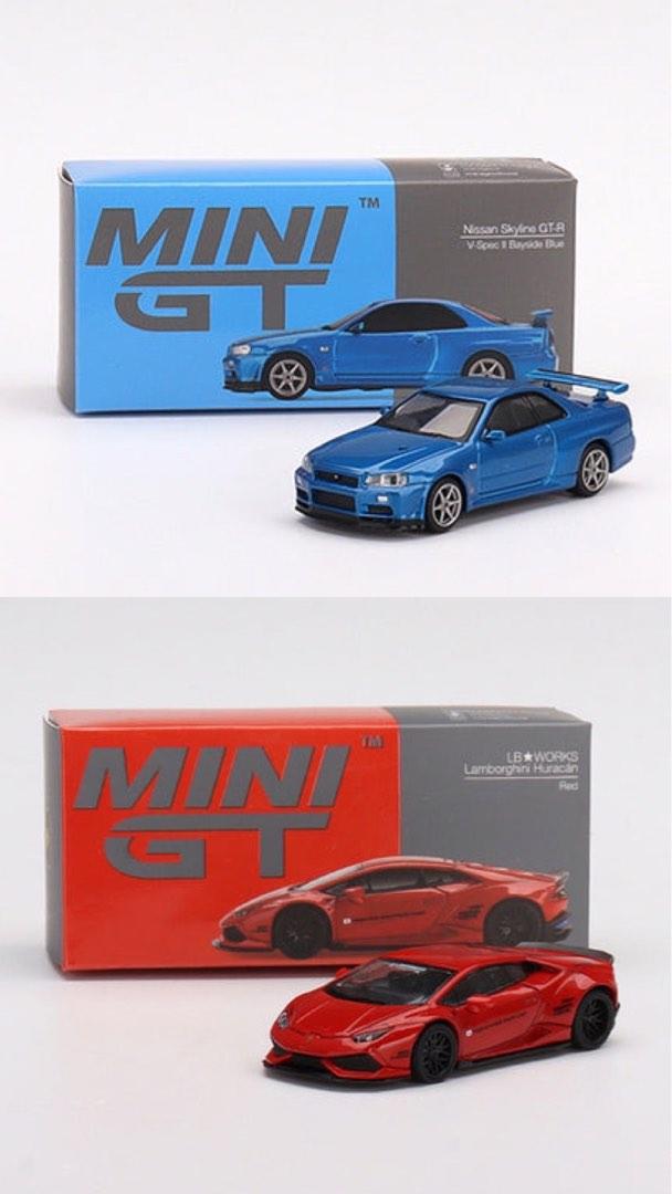 MINI GT Nissan Skyline GTR & LBWORKS Lamborghini Huracan, Hobbies & Toys,  Toys & Games on Carousell