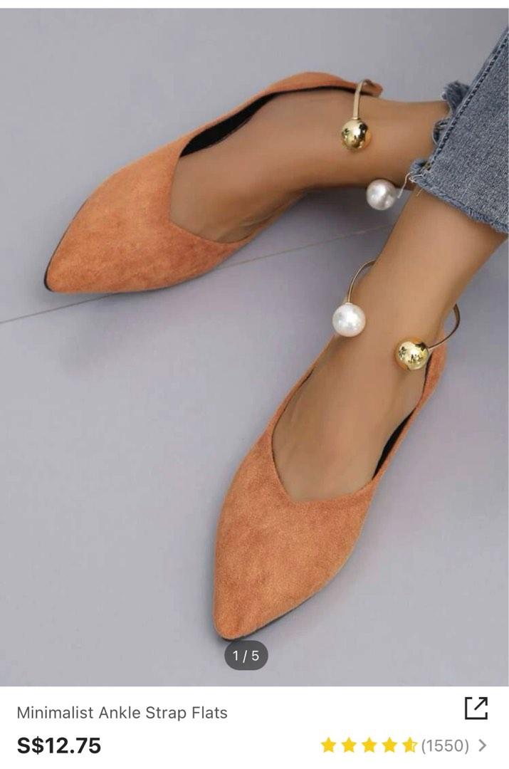 ankle strap flats