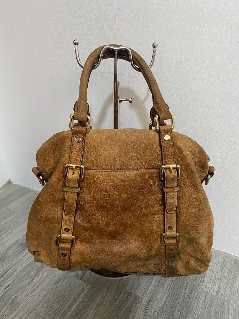 Mk bedford 2025 ostrich tote