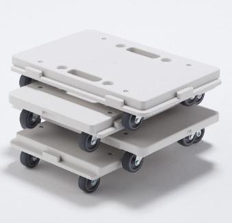 MUJI Polypropylene Wheeled Platform/Horizontally&Vertically Connectable ...