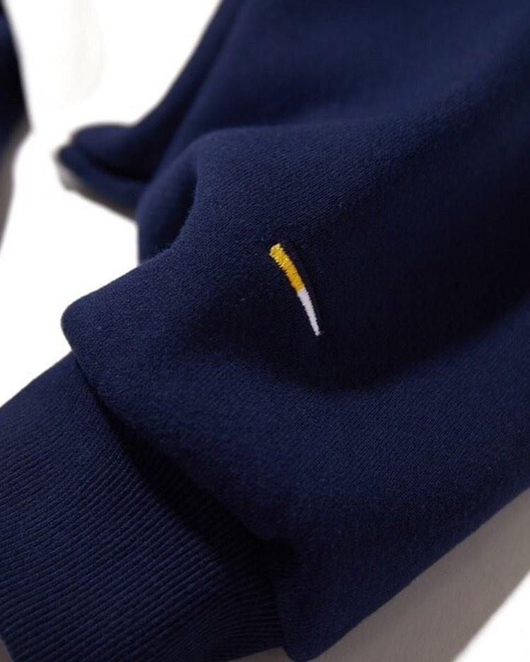 NAUTICA/ノーティカPanel Border Cadet Collar Fleece Sweatshirt, 男
