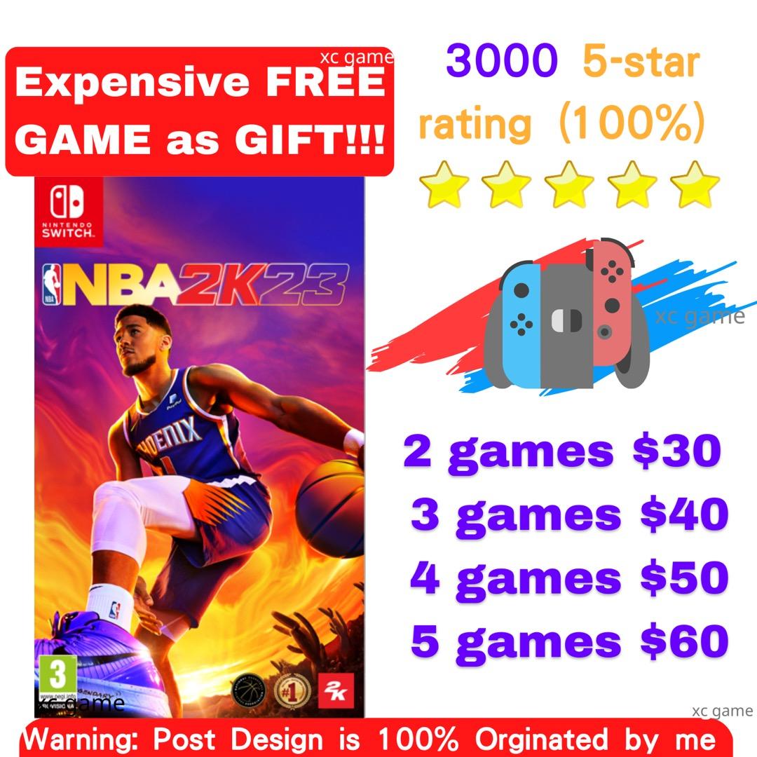 NBA 2K23 Nintendo Switch Game Video Gaming Video Games Nintendo