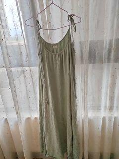 NET - Tiffany 綠綁帶洋裝