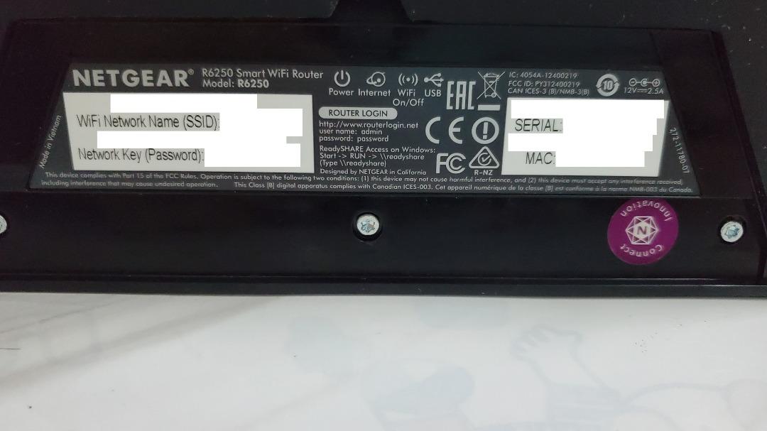 Netgear R6250 AC1600 Dual-Band Smart WiFi Router 1.6Gbps 雙頻無線路由器, 電腦＆科技 ...