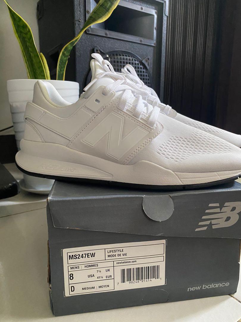 New Balance Revlite 247 All White, Men'S Fashion, Footwear, Sneakers On  Carousell