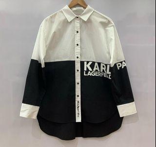 New Best Seller Karl Lagerfeld Twotone Shirt