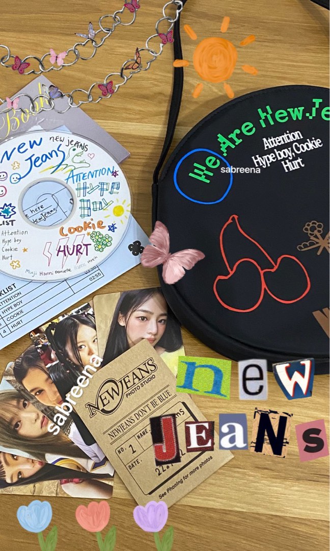 sealed) we are new jeans album bag vers. (black), Hobbies & Toys, Music &  Media, CDs & DVDs on Carousell