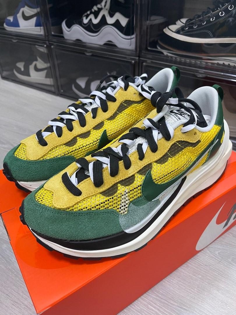 Nike Sacai Vaporwaffle 黃綠US11 / 29cm 巴西配色Tour Yellow Stadium