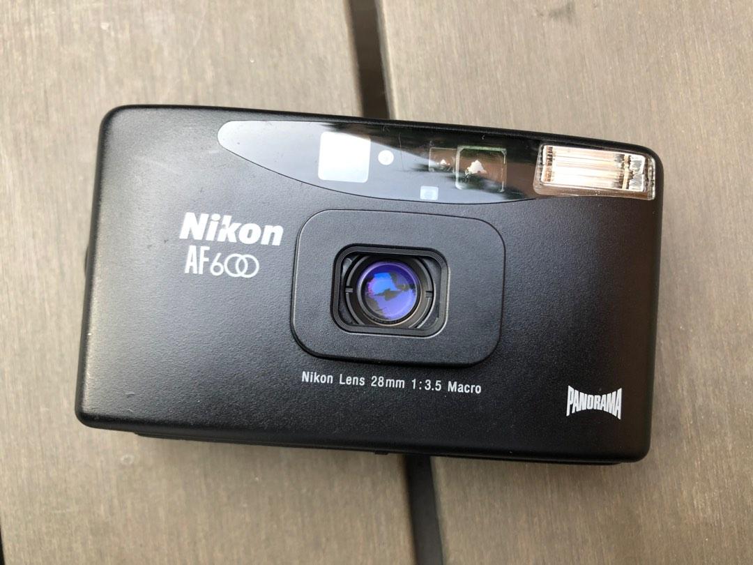 Nikon AF600 菲林相機28mm f3.5 macro, 攝影器材, 相機- Carousell
