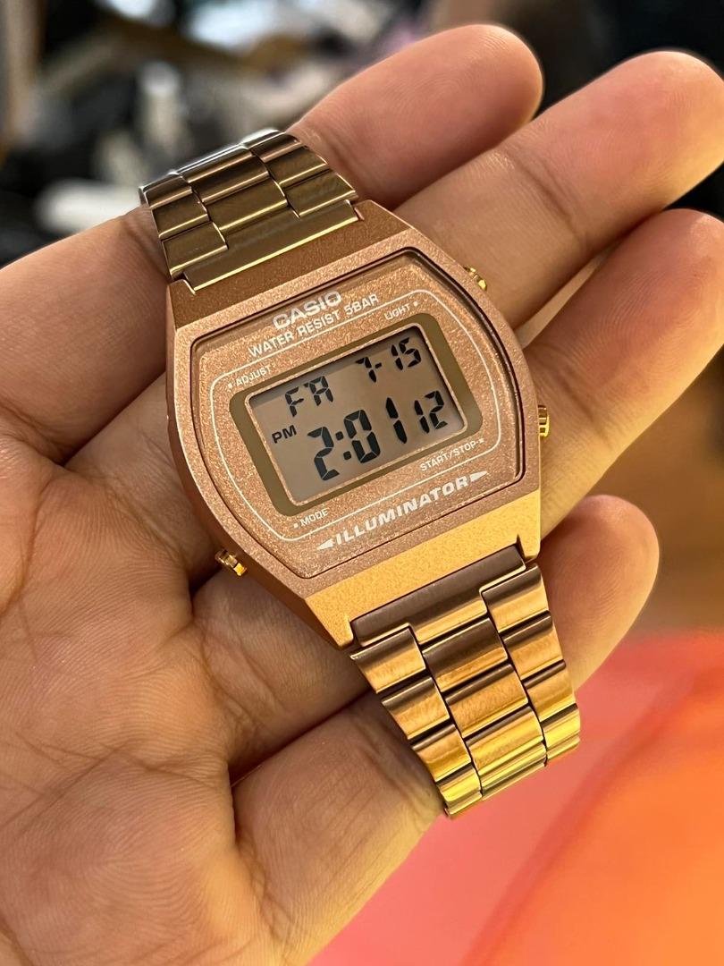 ORIGINAL CASIO Digital Watch B640WC 5 Legit Casio Watch Casio Rose Gold B640