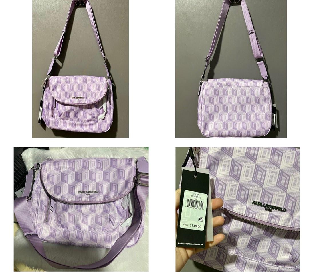 Original Karl Lagerfeld Cara Crossbody Bag In Purple