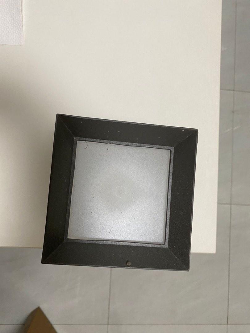 Light for fence lamp post (Category: Lighting) located in Makati City. Submitted by cherryolah (Listing ID 1184732234, Image 3). Description: 3 pcs Outdoor light post brand new without box. ₱820/pc Bought from Wilcon Depot for P1,080 Measurement on the last photo. RFS: size is too small for our house post.