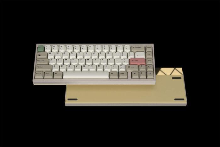 Owlab Link65 Starlight Gold custom mechanical keyboard, 電腦＆科技