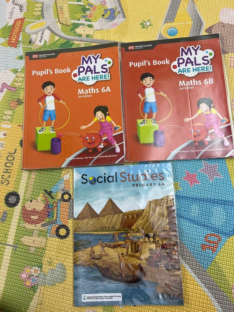 P6 My Pals Are Here Math Text books & Social Studies 6A, Hobbies & Toys ...
