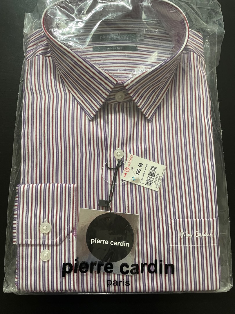 Pierre Cardin men long sleeve shirt, Men's Fashion, Tops & Sets, Formal ...