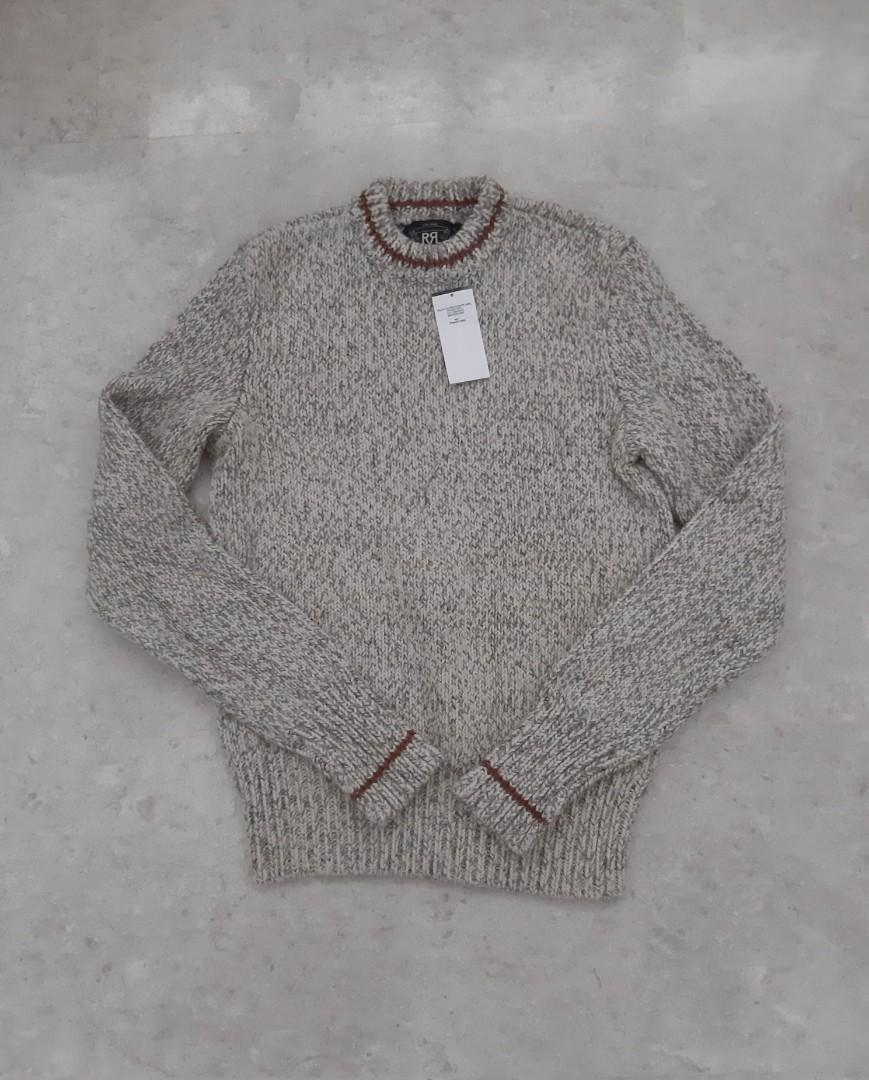 Polo Ralph Lauren Men s Cotton Wool Sweater S Luxury Apparel on