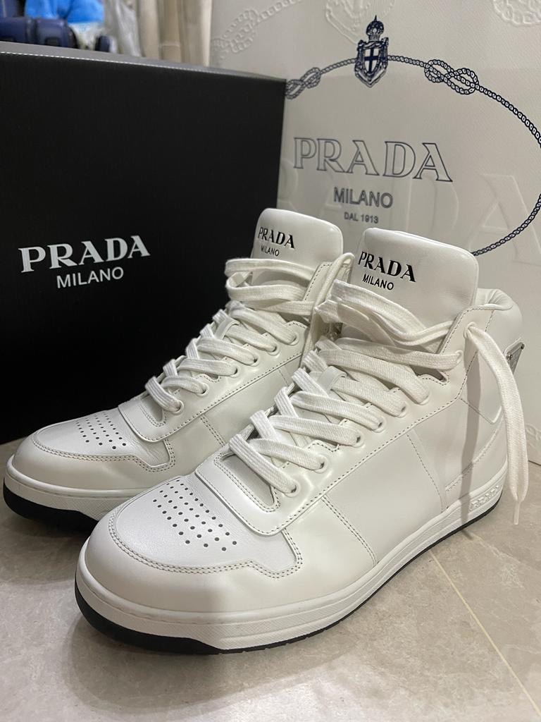Cheap prada on sale high top sneakers