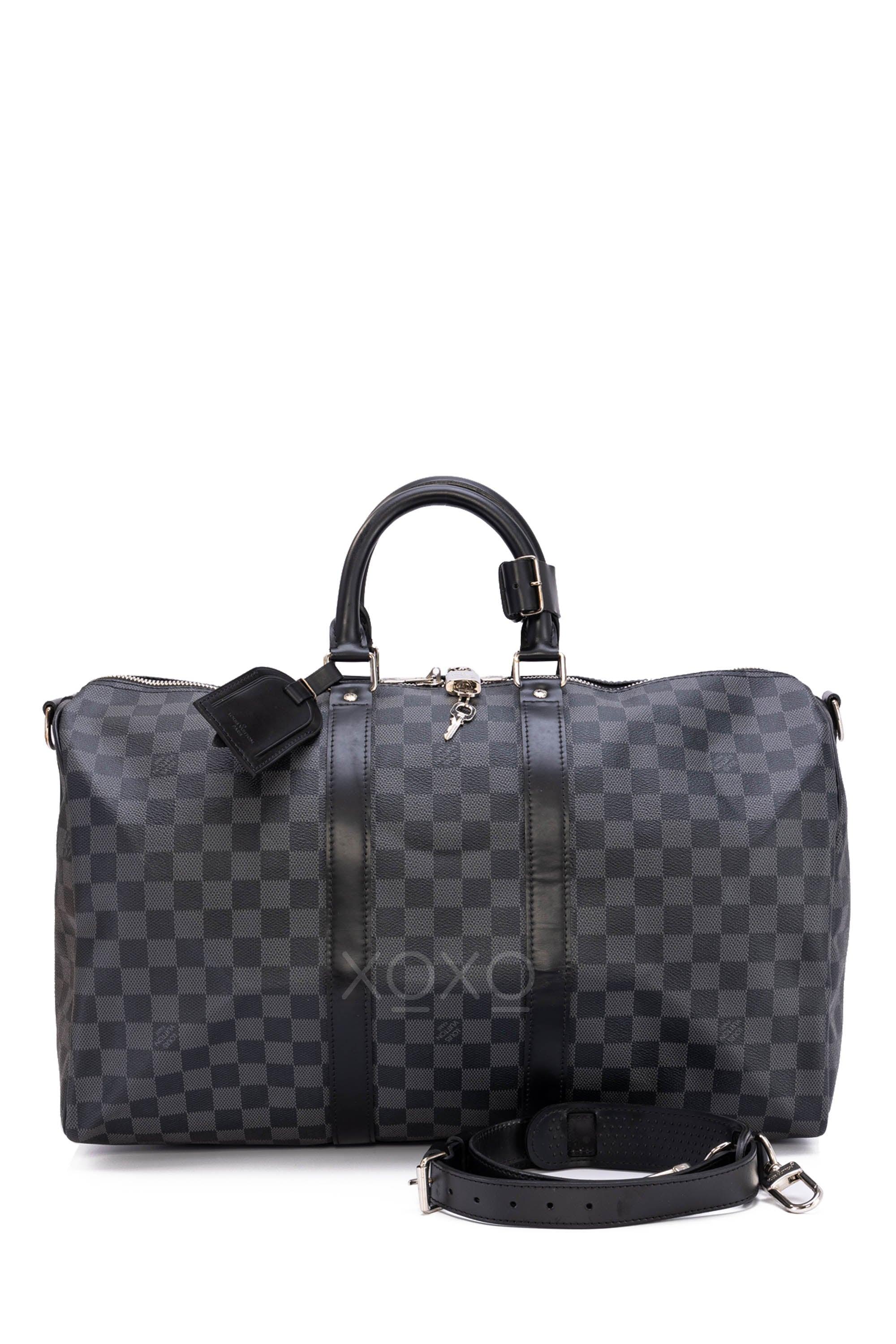 Louis Vuitton Monogram Eclipse Keepall 45 Silver Hardware, 2022