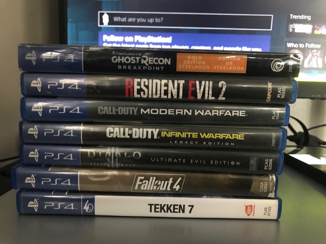 PS4 games for sale shopee check out, Video Gaming, Video Games