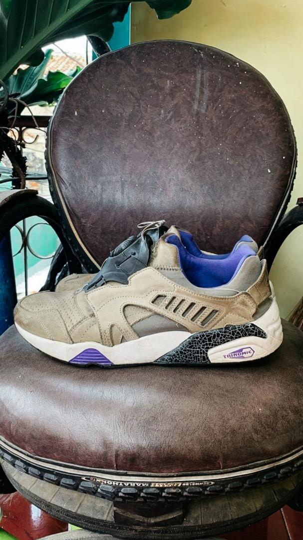 PUMA DISC BLAZE PURPLE size 44 5 ORIGINAL Fesyen Pria Sepatu