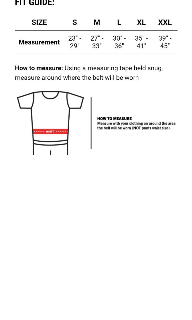 Rogue weightlifting best sale belt size chart