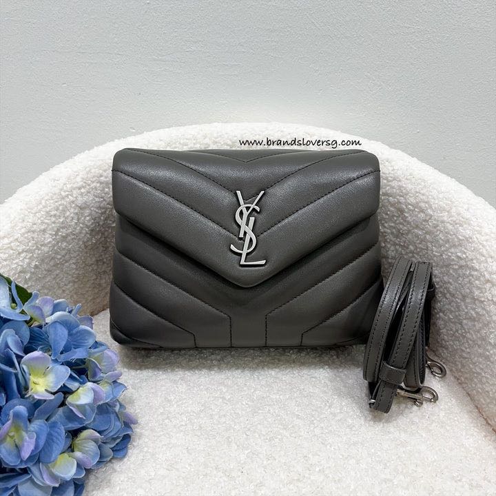 Ysl toy loulou grey store