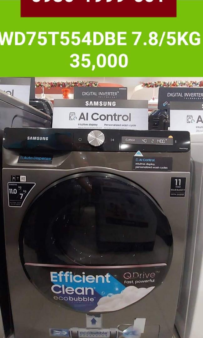 SAMSUNG FRONT LOAD WASHER DRYER, TV & Home Appliances, Washing Machines