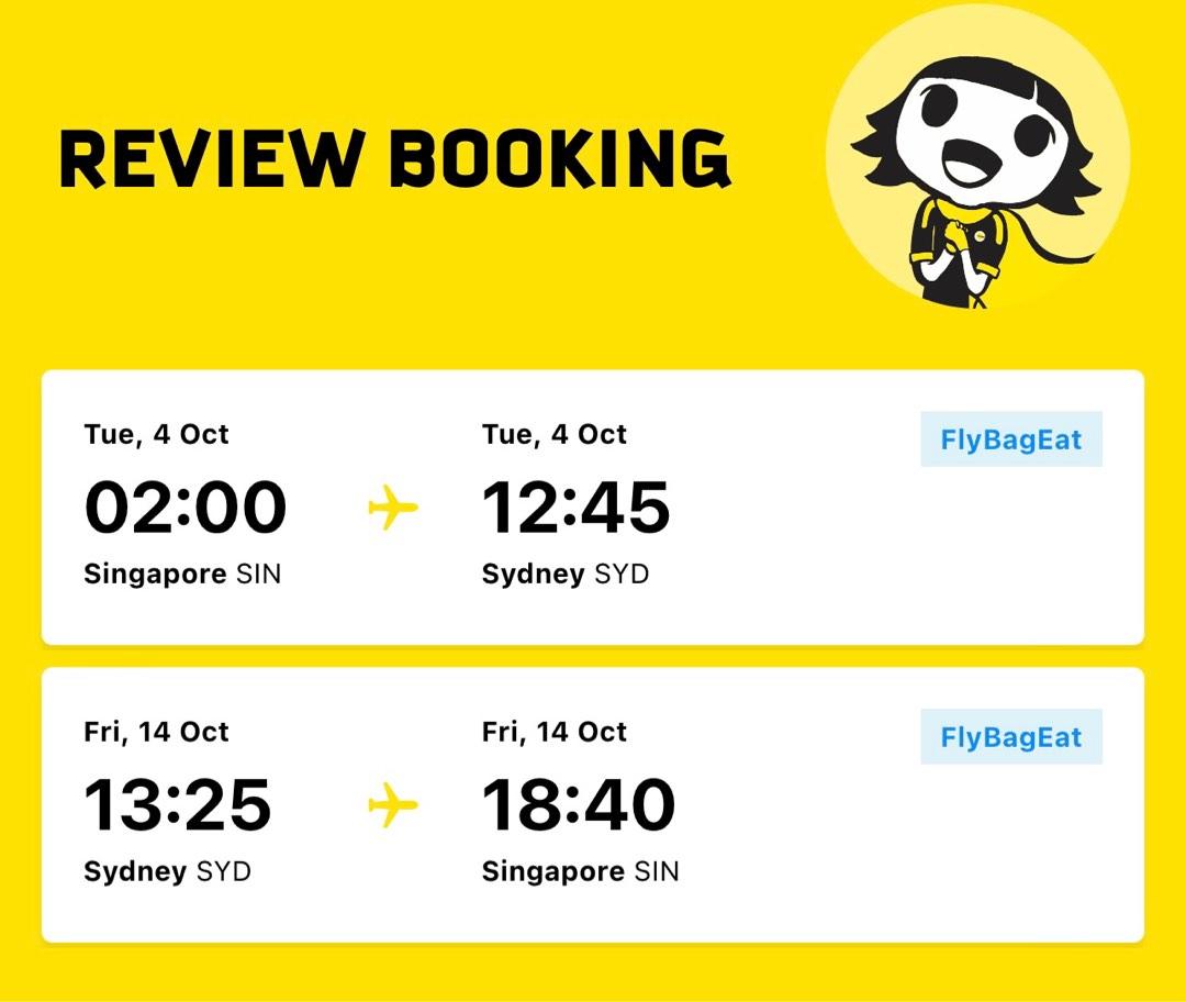 Scoot Air Tickets, Tickets & Vouchers, Flights & Overseas Attractions on Carousell
